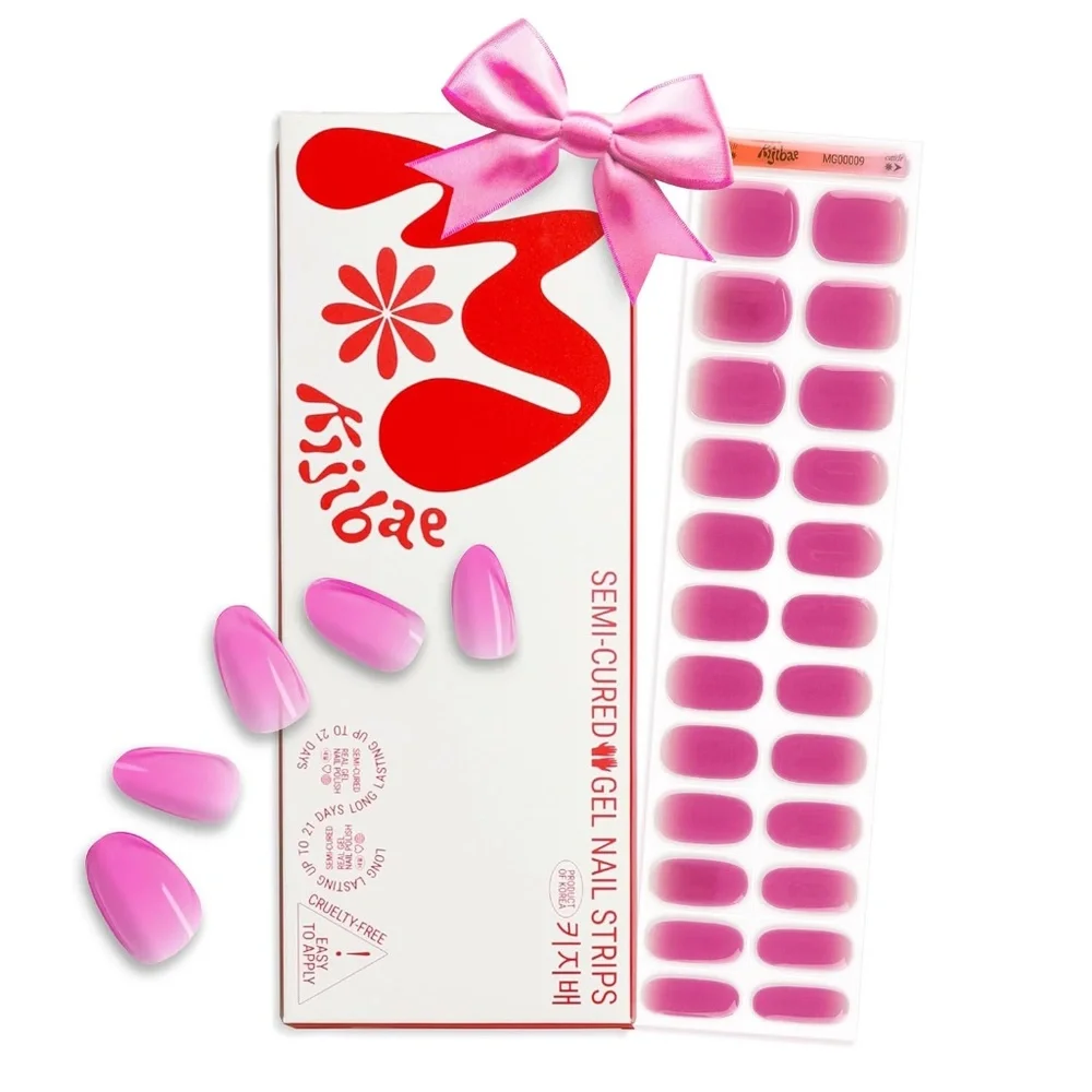 Grape Soda Ombré Semi-Cured Gel Nail Strip Set
